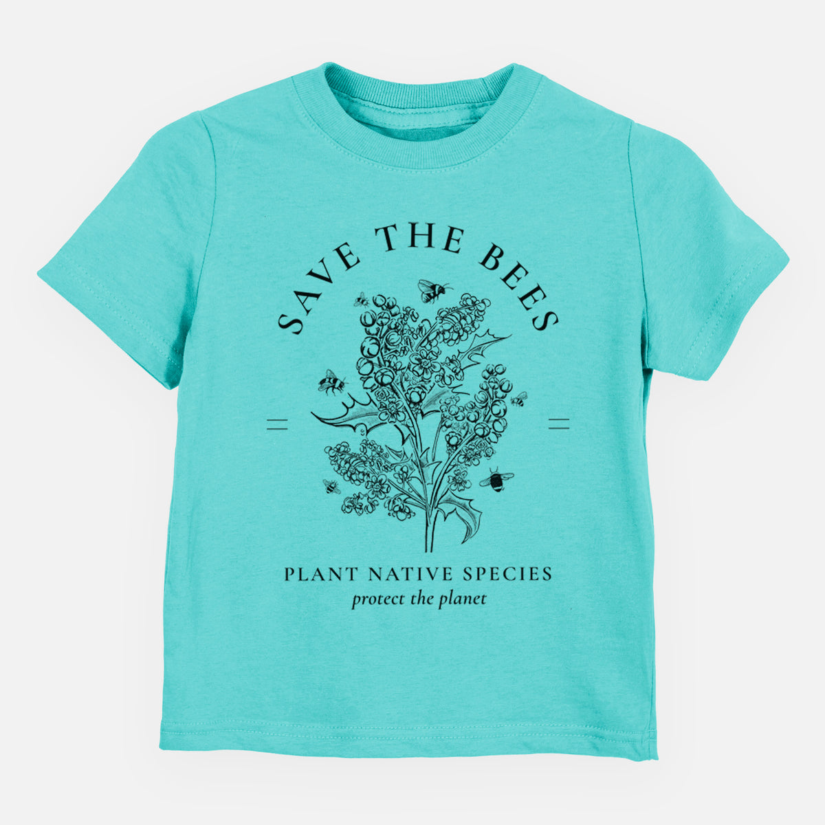 Save the Bees - Plant Native Species - Toddler/Youth Shirt