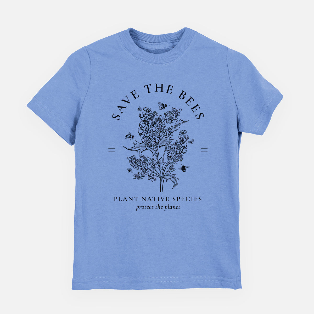 Save the Bees - Plant Native Species - Youth Shirt