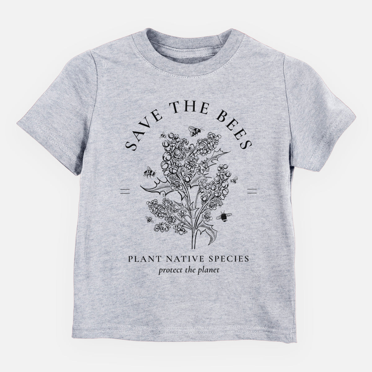 Save the Bees - Plant Native Species - Toddler/Youth Shirt