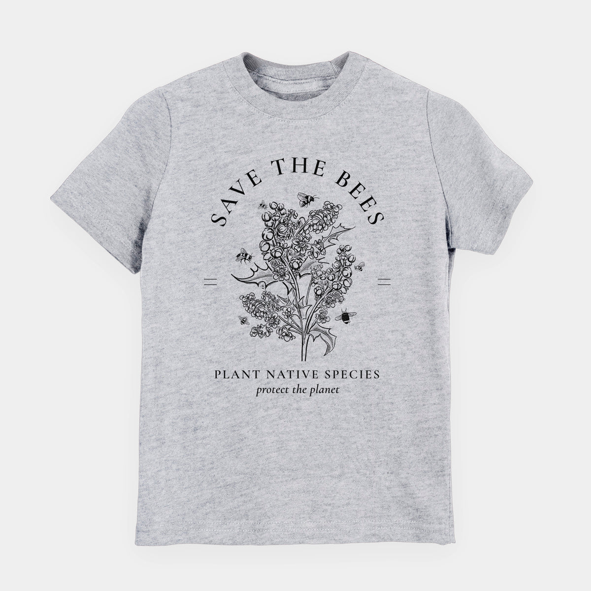 Save the Bees - Plant Native Species - Youth Shirt