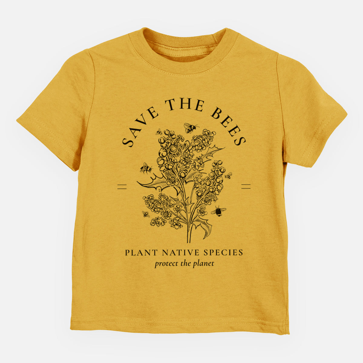 Save the Bees - Plant Native Species - Toddler/Youth Shirt