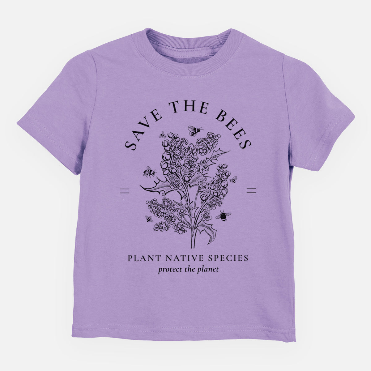 Save the Bees - Plant Native Species - Toddler/Youth Shirt