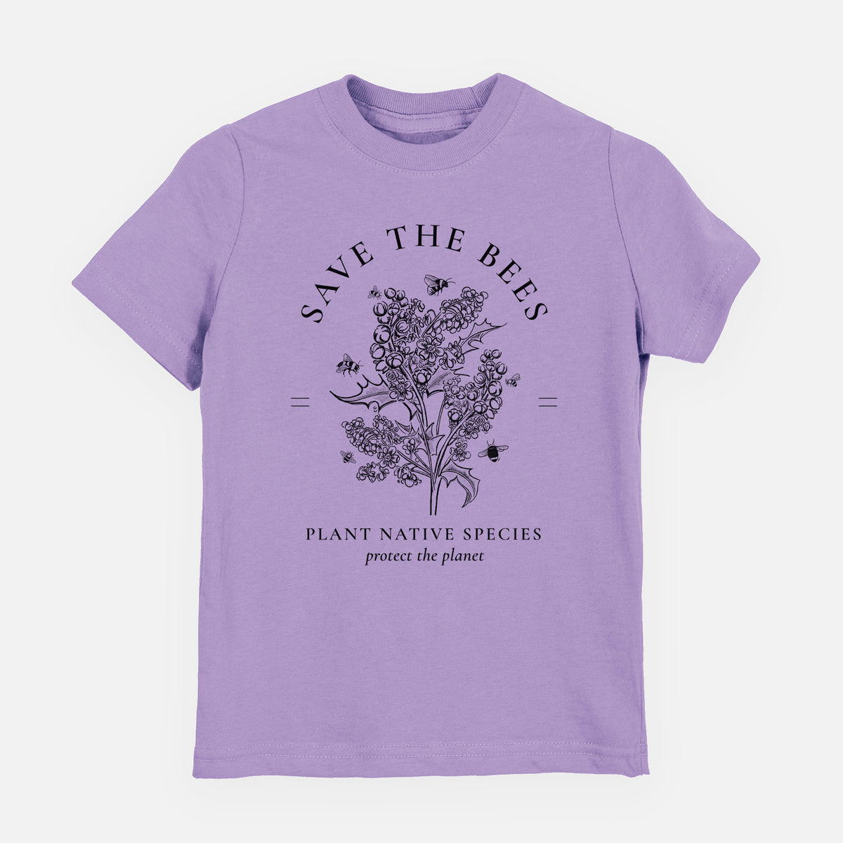 Save the Bees - Plant Native Species - Youth Shirt