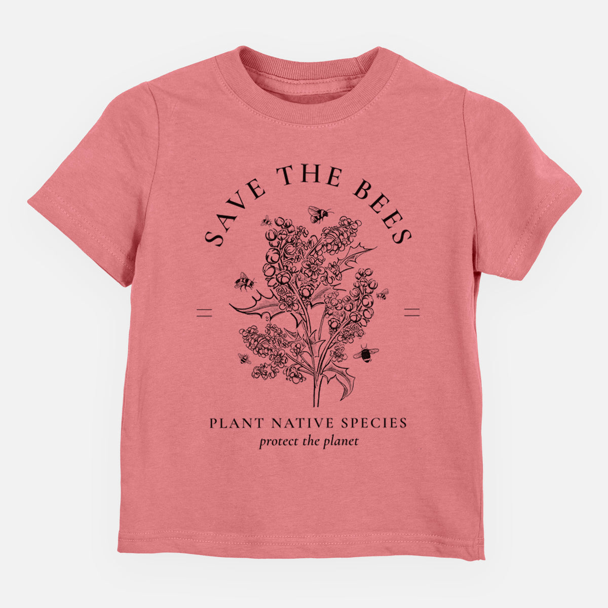 Save the Bees - Plant Native Species - Toddler/Youth Shirt