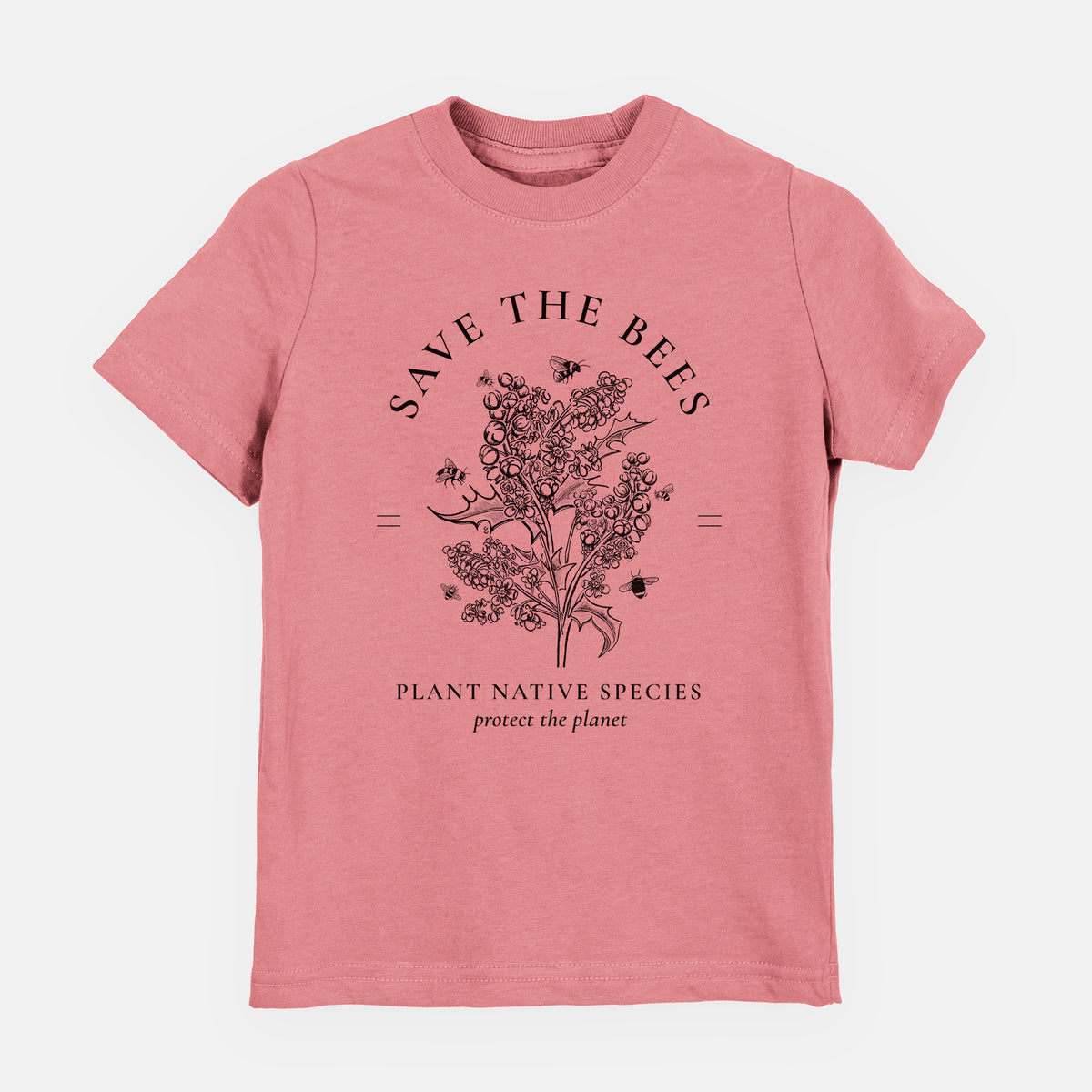 Save the Bees - Plant Native Species - Toddler/Youth Shirt