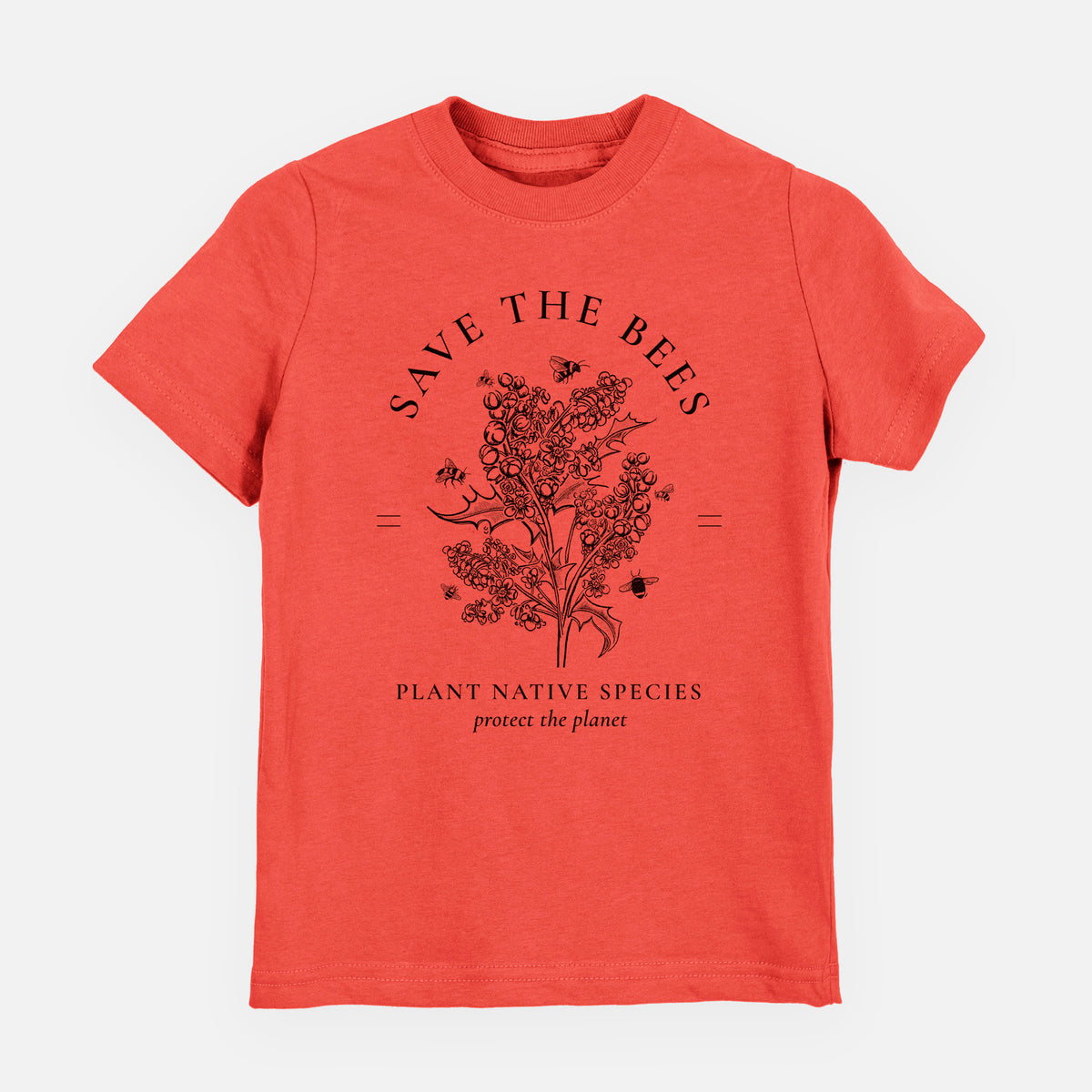 Save the Bees - Plant Native Species - Toddler/Youth Shirt