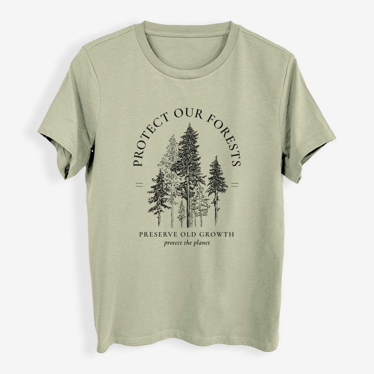 Protect our Forests - Preserve Old Growth - Womens Everyday Maple Tee