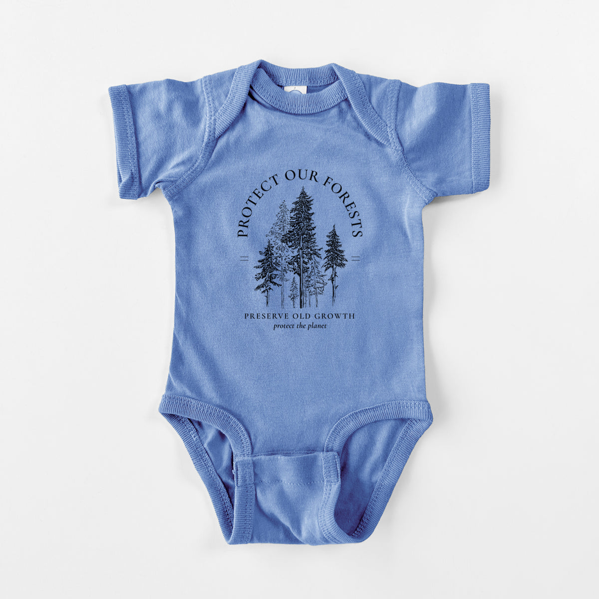 Protect our Forests - Preserve Old Growth - Baby Fine Jersey Bodysuit