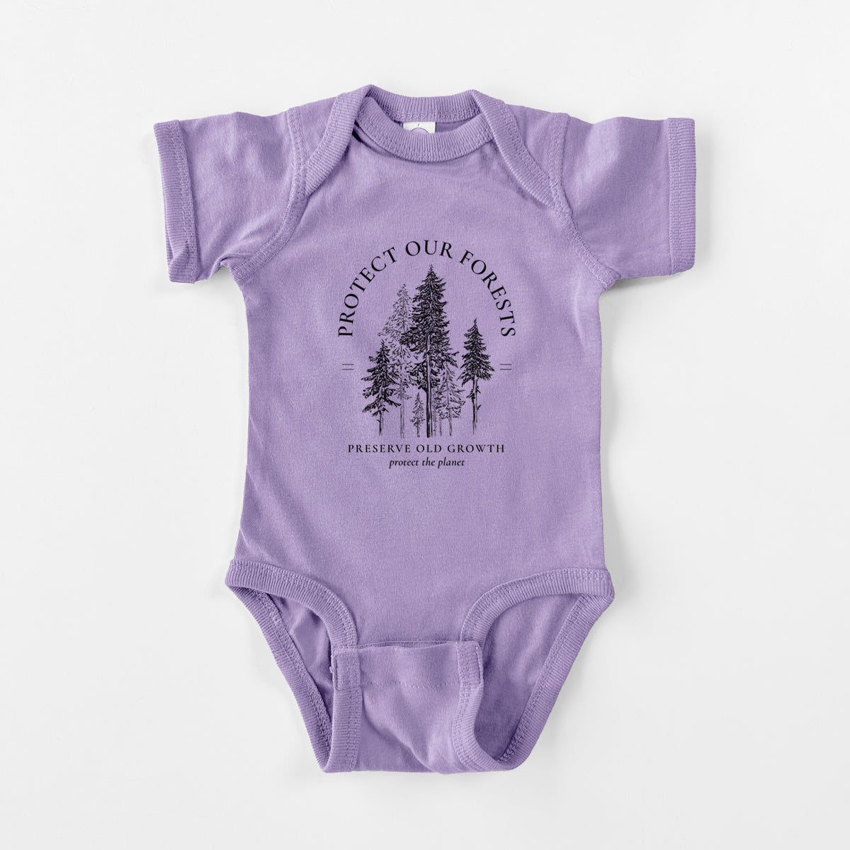 Protect our Forests - Preserve Old Growth - Baby Fine Jersey Bodysuit