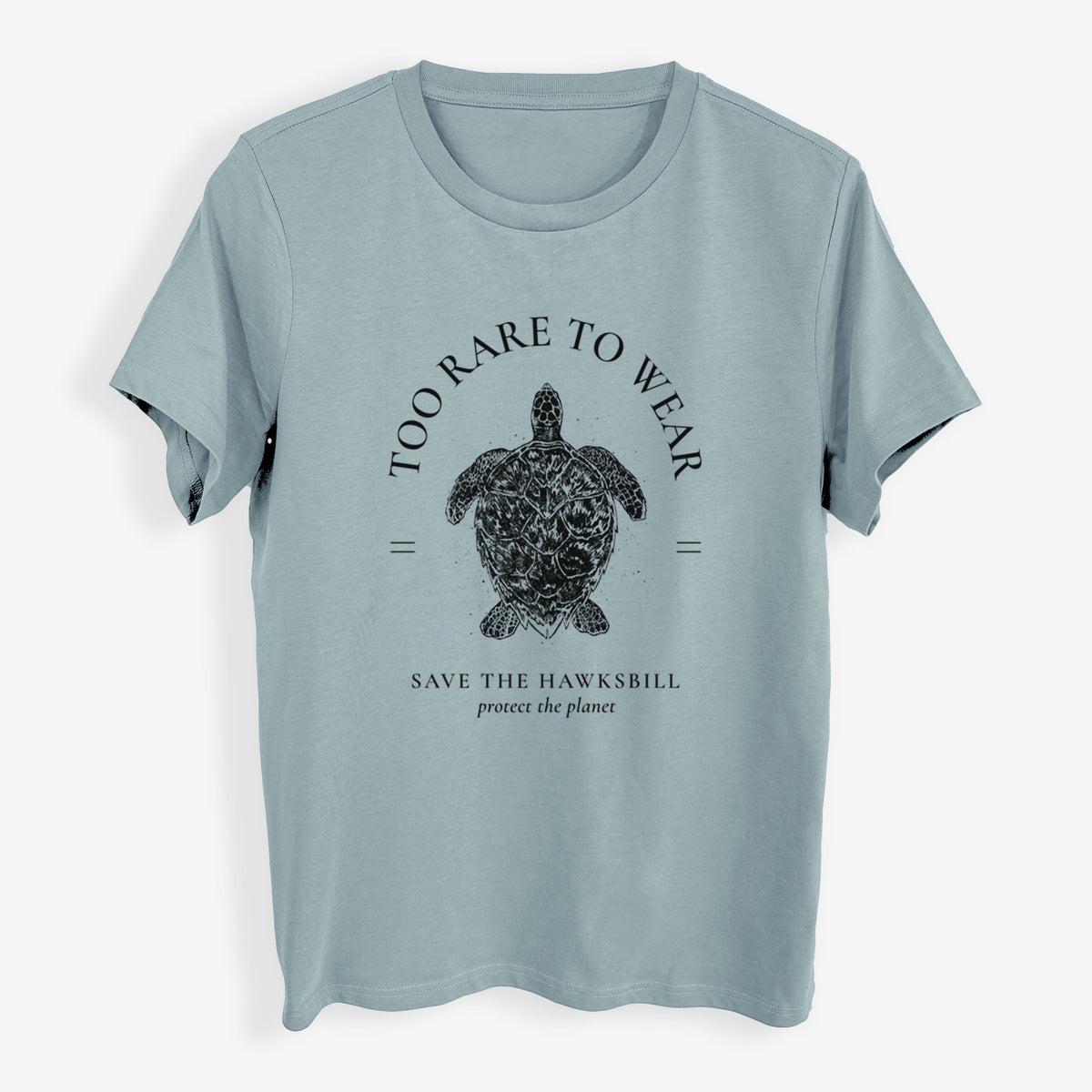 Too Rare to Wear - Save the Hawksbill - Womens Everyday Maple Tee