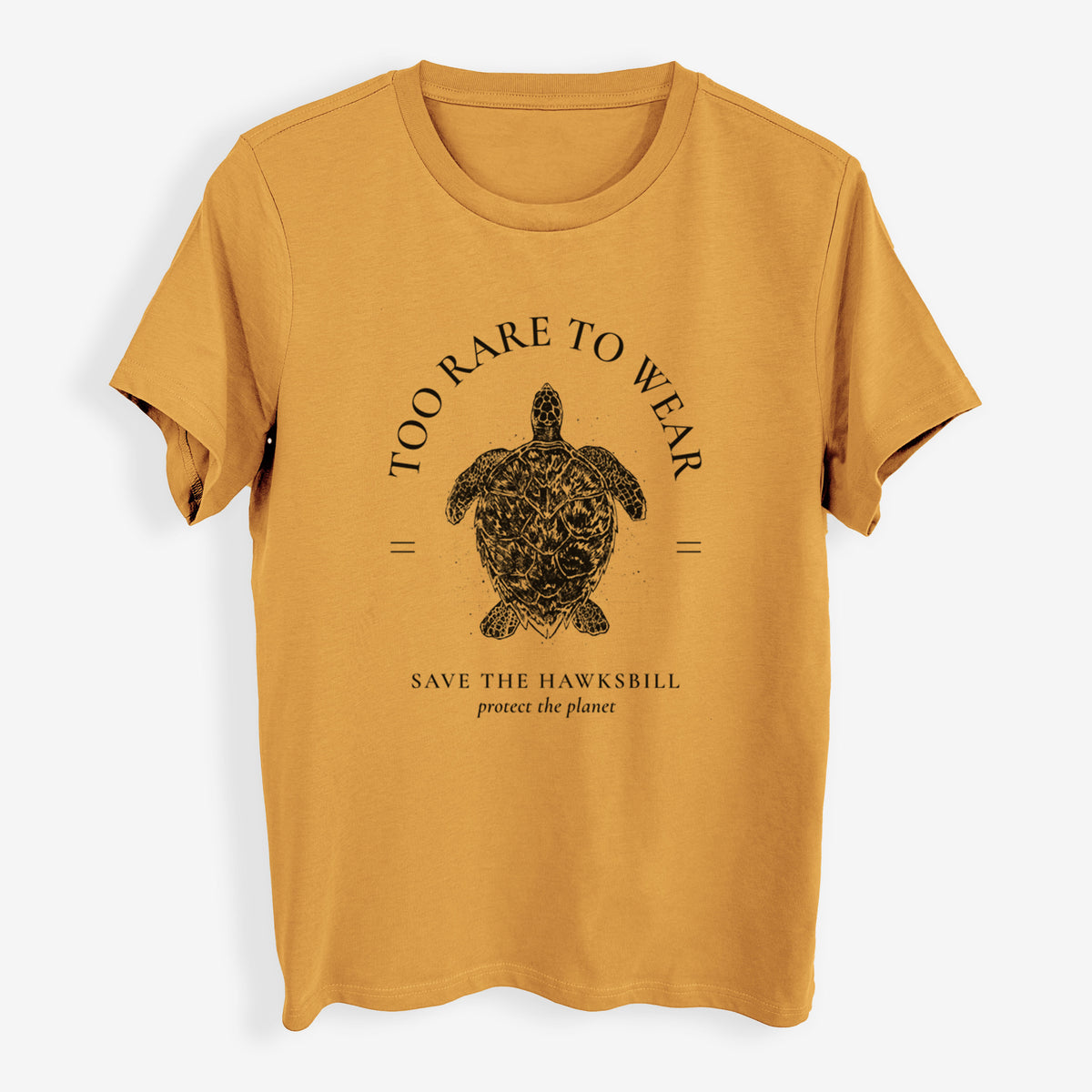Too Rare to Wear - Save the Hawksbill - Womens Everyday Maple Tee