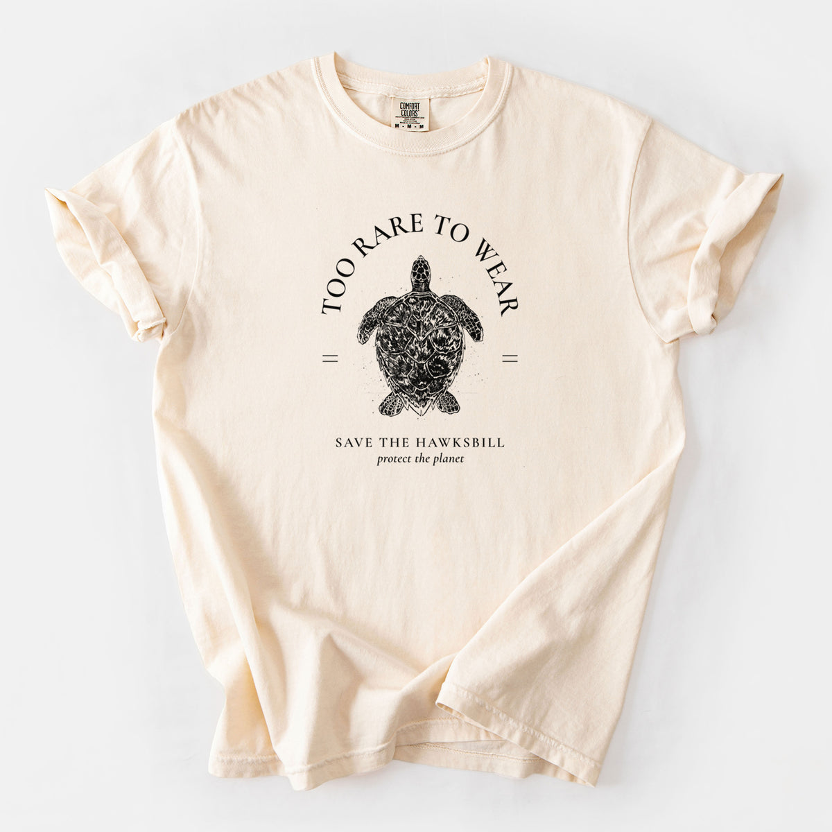 Too Rare to Wear - Save the Hawksbill - Unisex Comfort Colors Garment-Dyed Heavyweight T-shirt
