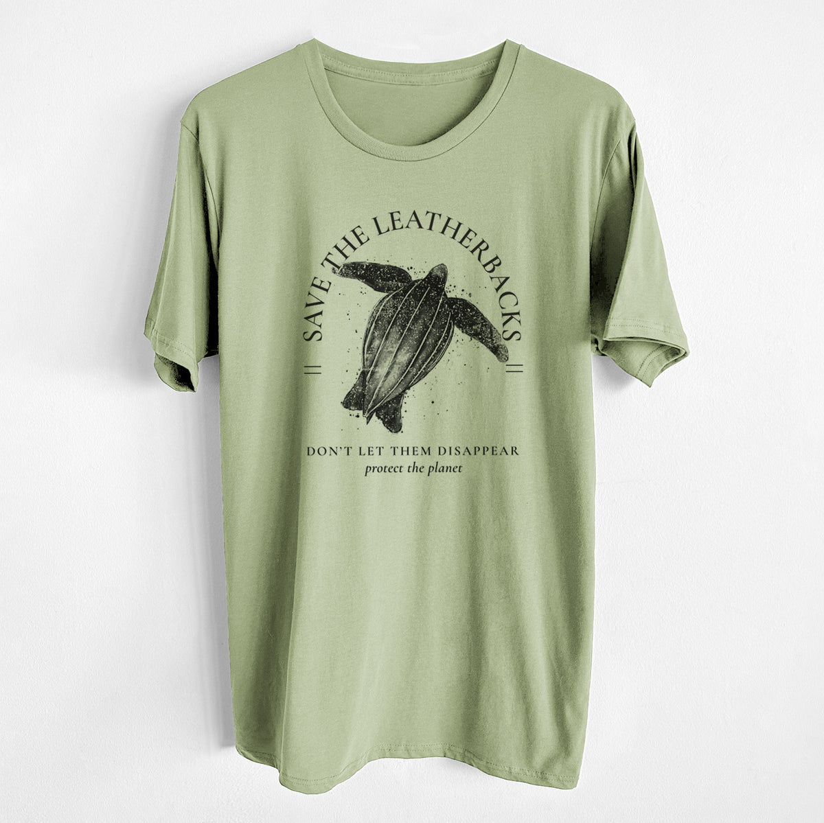 CLOSEOUT - Save the Leatherbacks - Don&#39;t Let Them Disappear - Unisex Crewneck - Made in USA - 100% Organic Cotton