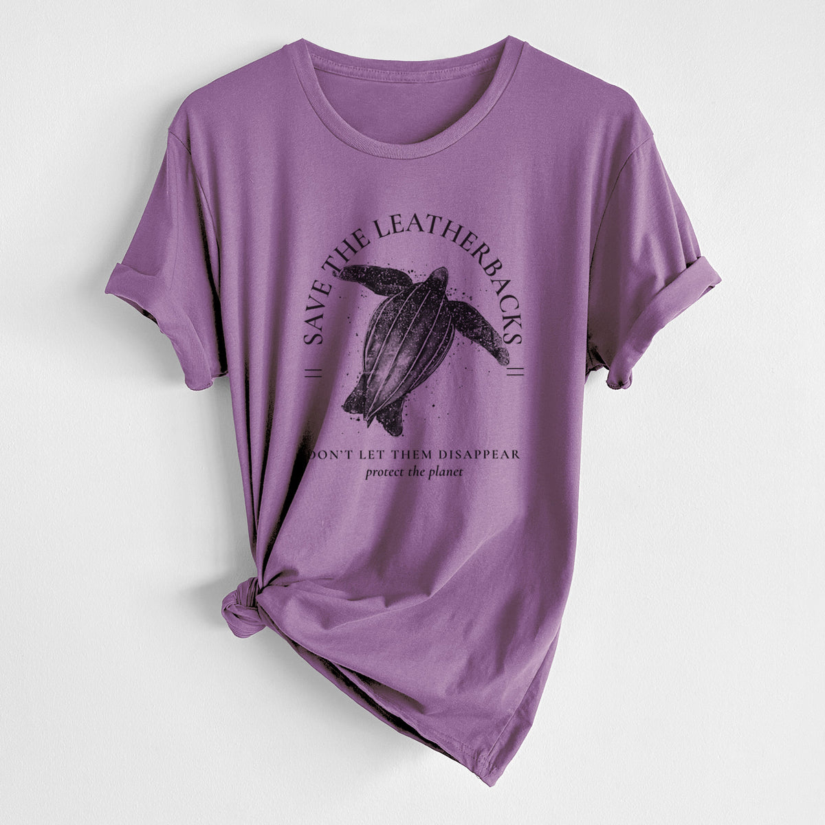 CLOSEOUT - Save the Leatherbacks - Don&#39;t Let Them Disappear - Unisex Crewneck - Made in USA - 100% Organic Cotton