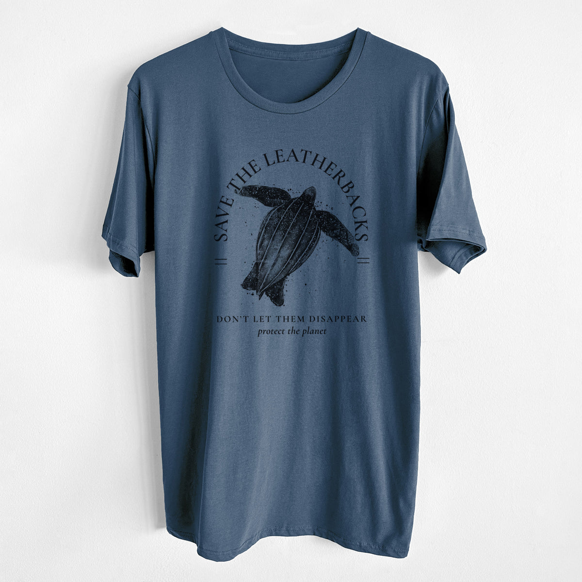 CLOSEOUT - Save the Leatherbacks - Don&#39;t Let Them Disappear - Unisex Crewneck - Made in USA - 100% Organic Cotton