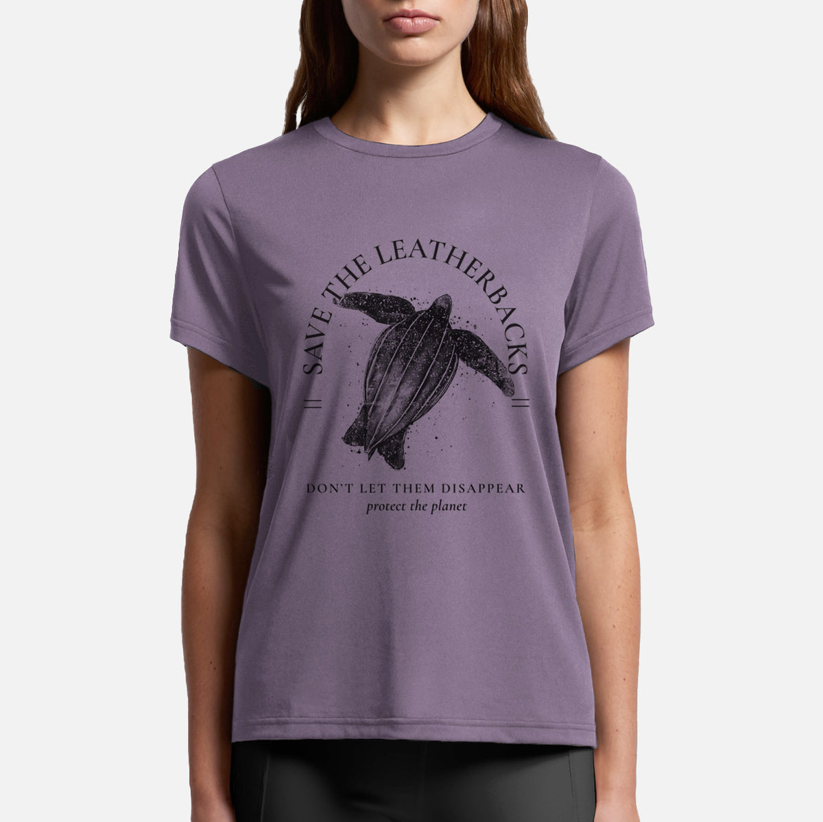 Save the Leatherbacks - Don&#39;t Let Them Disappear - Womens Everyday Maple Tee