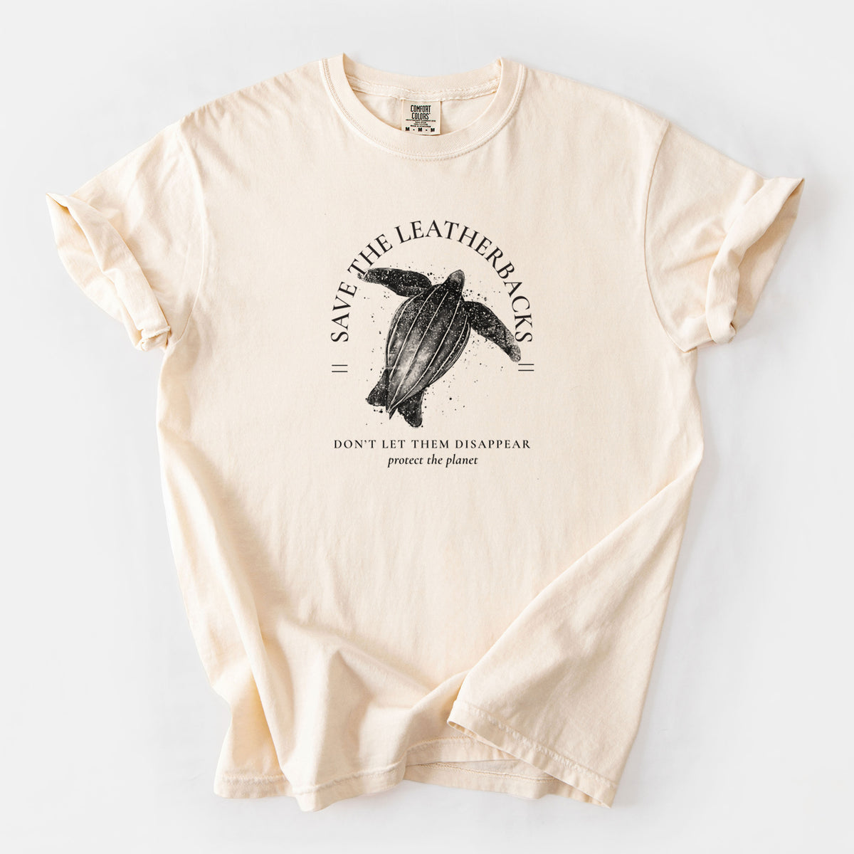 Save the Leatherbacks - Don't Let Them Disappear - Unisex Comfort Colors Garment-Dyed Heavyweight T-shirt
