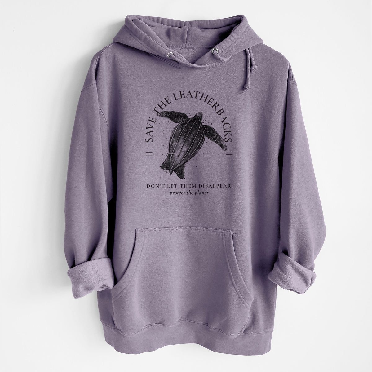 Save the Leatherbacks - Don&#39;t Let Them Disappear - Heavyweight Fleece Hoodie