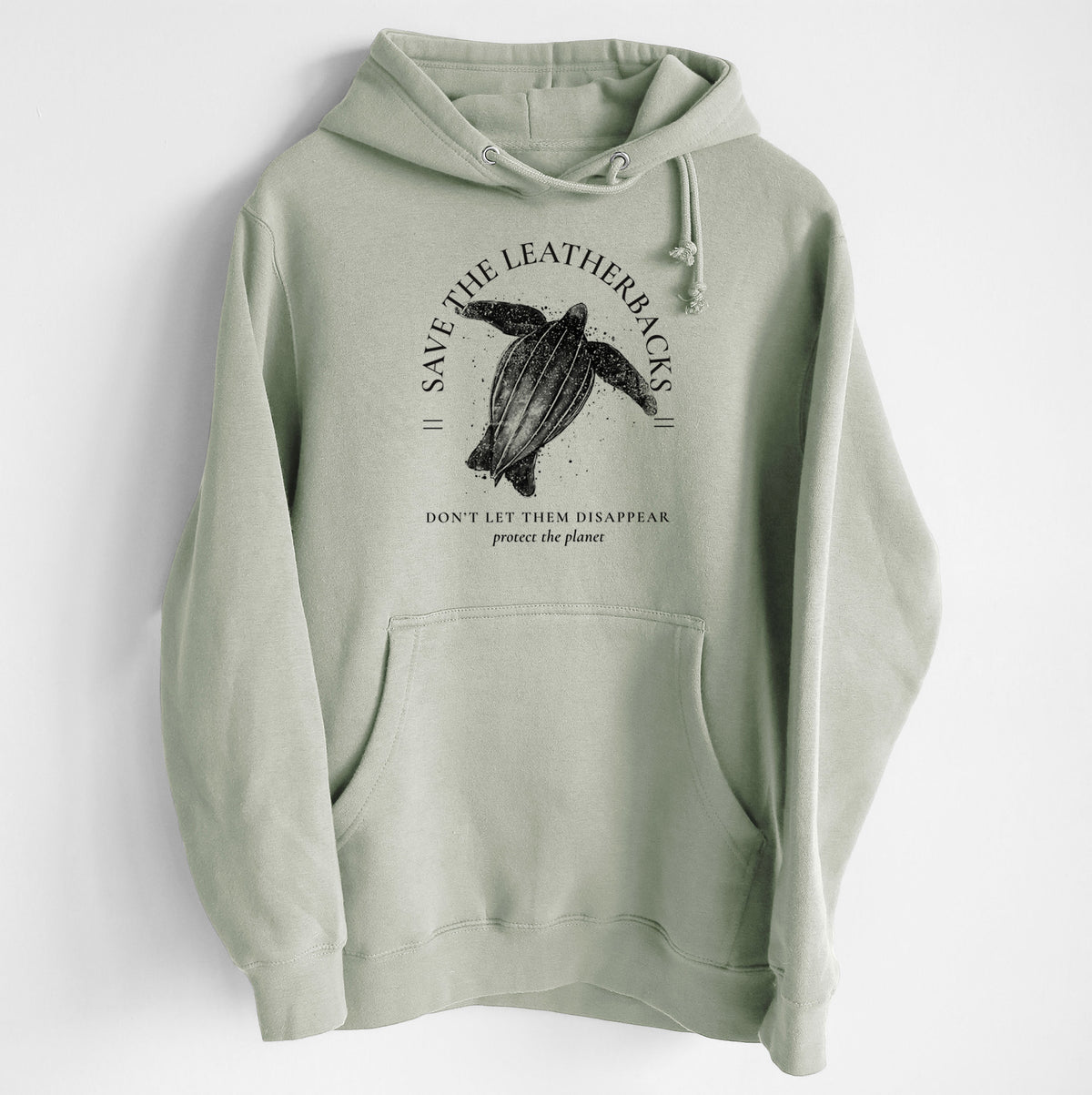 Save the Leatherbacks - Don't Let Them Disappear - Heavyweight Fleece Hoodie
