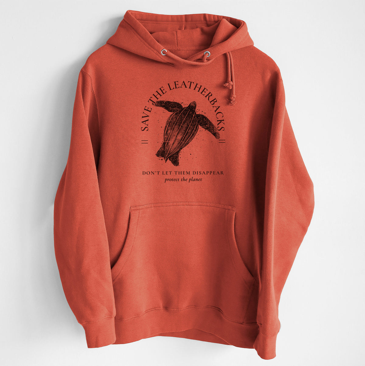 Save the Leatherbacks - Don't Let Them Disappear - Heavyweight Fleece Hoodie