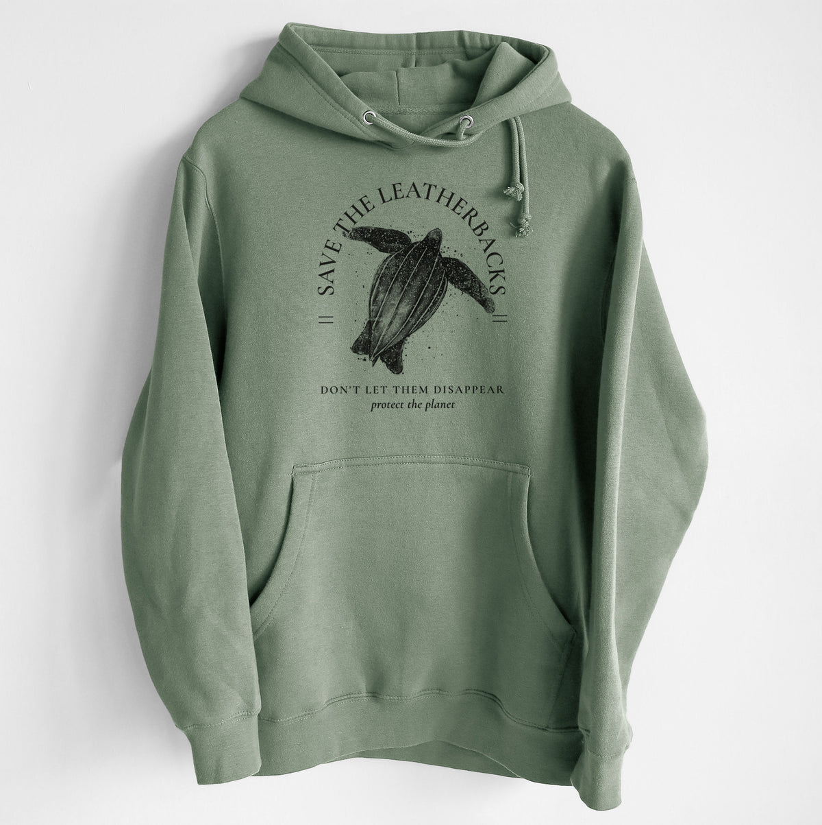 Save the Leatherbacks - Don't Let Them Disappear - Heavyweight Fleece Hoodie