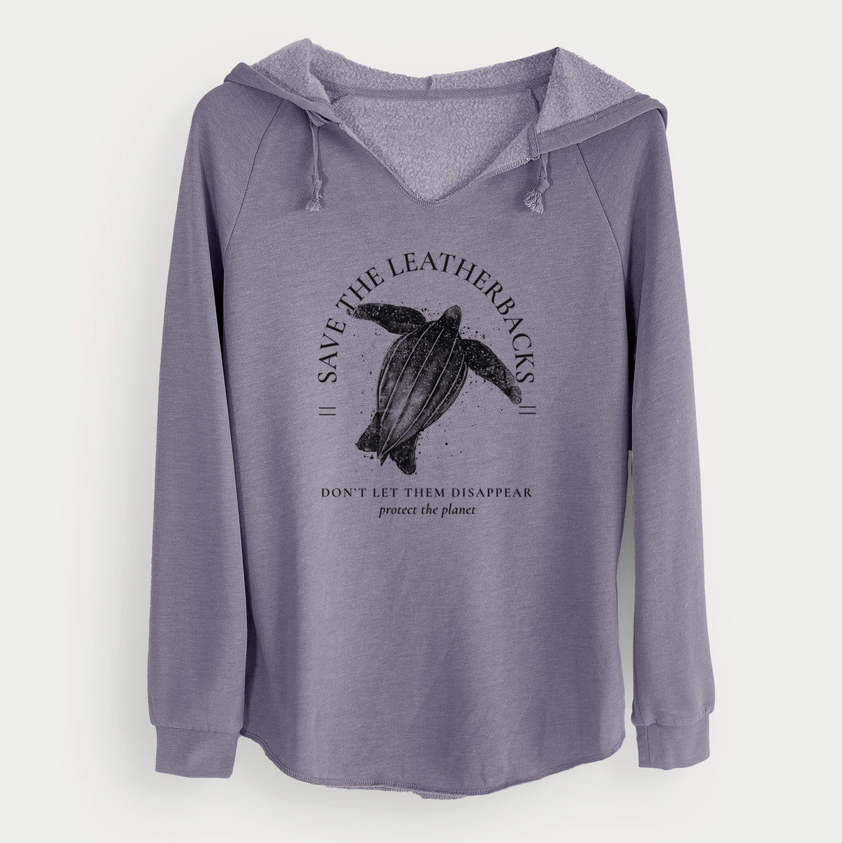 Save the Leatherbacks - Don't Let Them Disappear - Cali Wave Hooded Sweatshirt