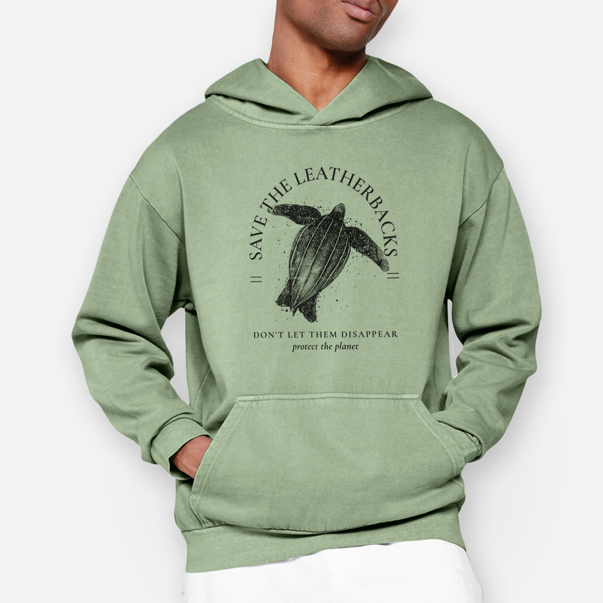 Save the Leatherbacks - Don&#39;t Let Them Disappear  - Urban Heavyweight Hoodie