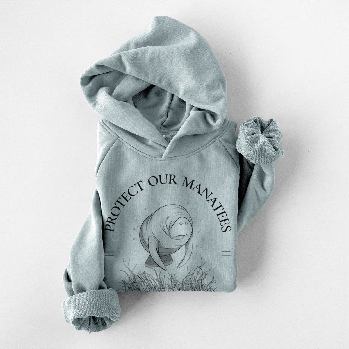 Protect The Manatees - Defend Their Waters - UltraLuxe Heavyweight French Terry Hoodie