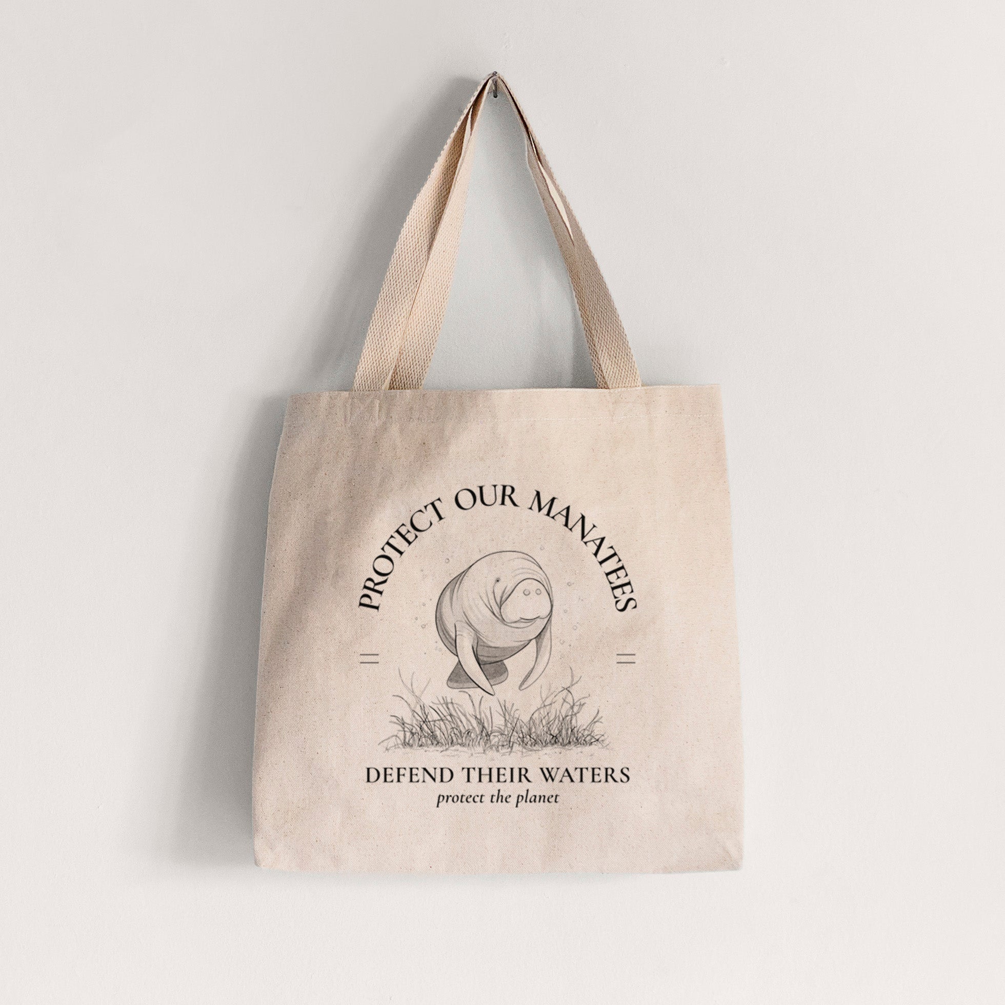 Protect The Manatees - Defend Their Waters - Tote Bag