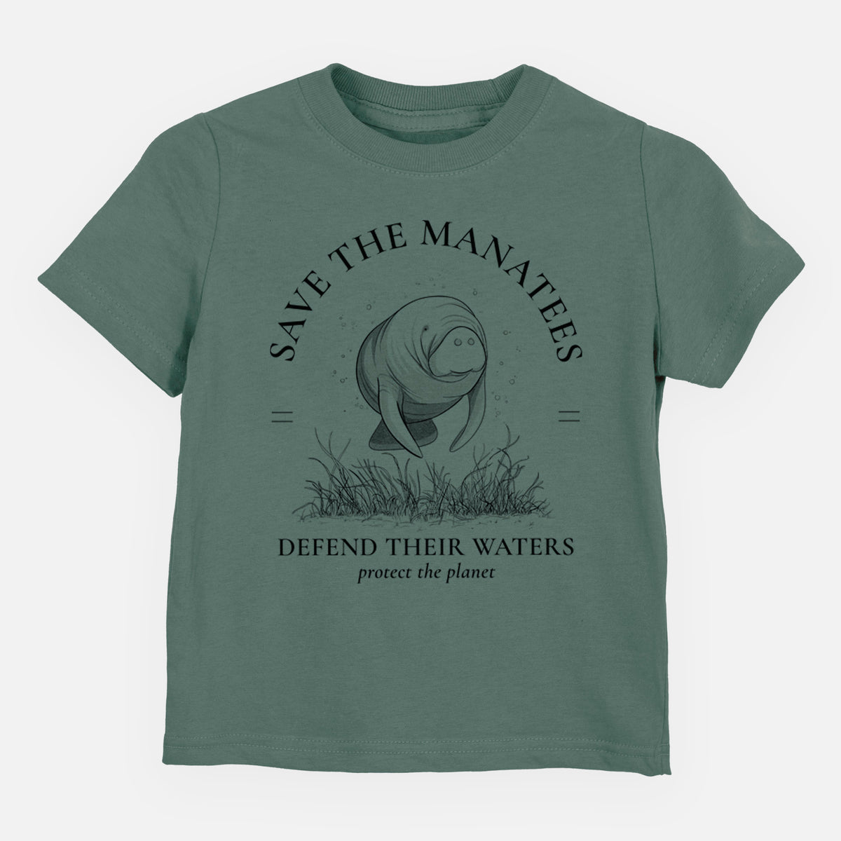 Protect The Manatees - Defend Their Waters - Toddler/Youth Shirt