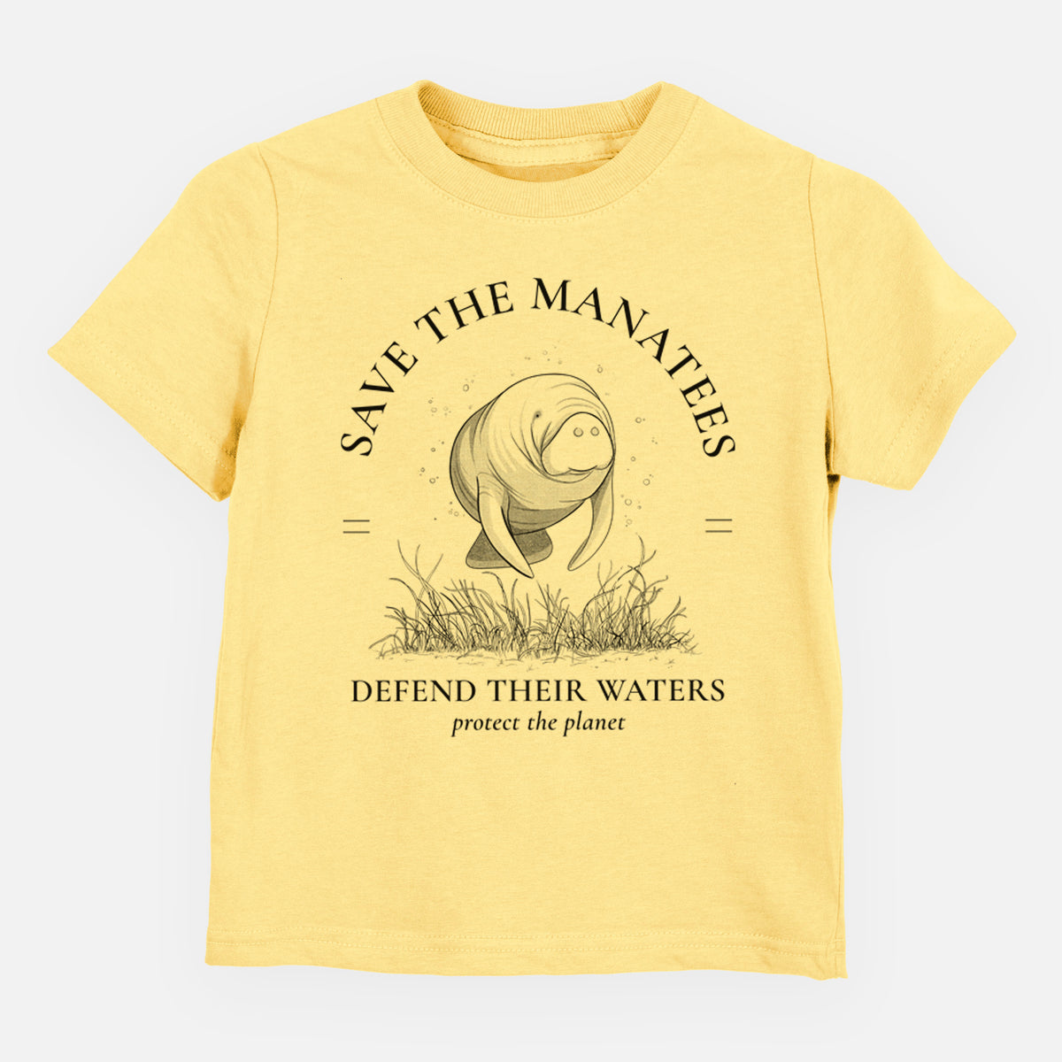 Protect The Manatees - Defend Their Waters - Toddler/Youth Shirt