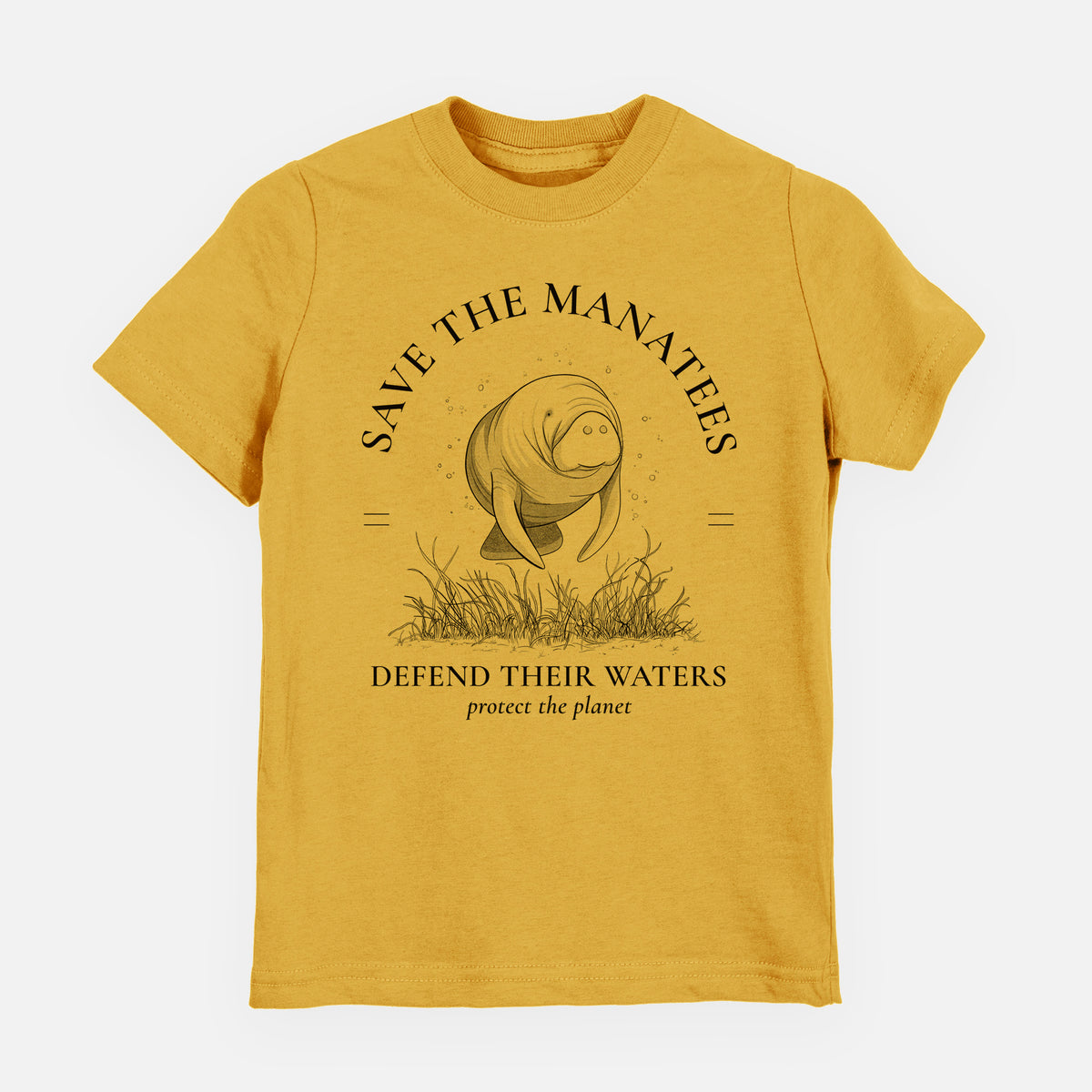 Protect The Manatees - Defend Their Waters - Toddler/Youth Shirt