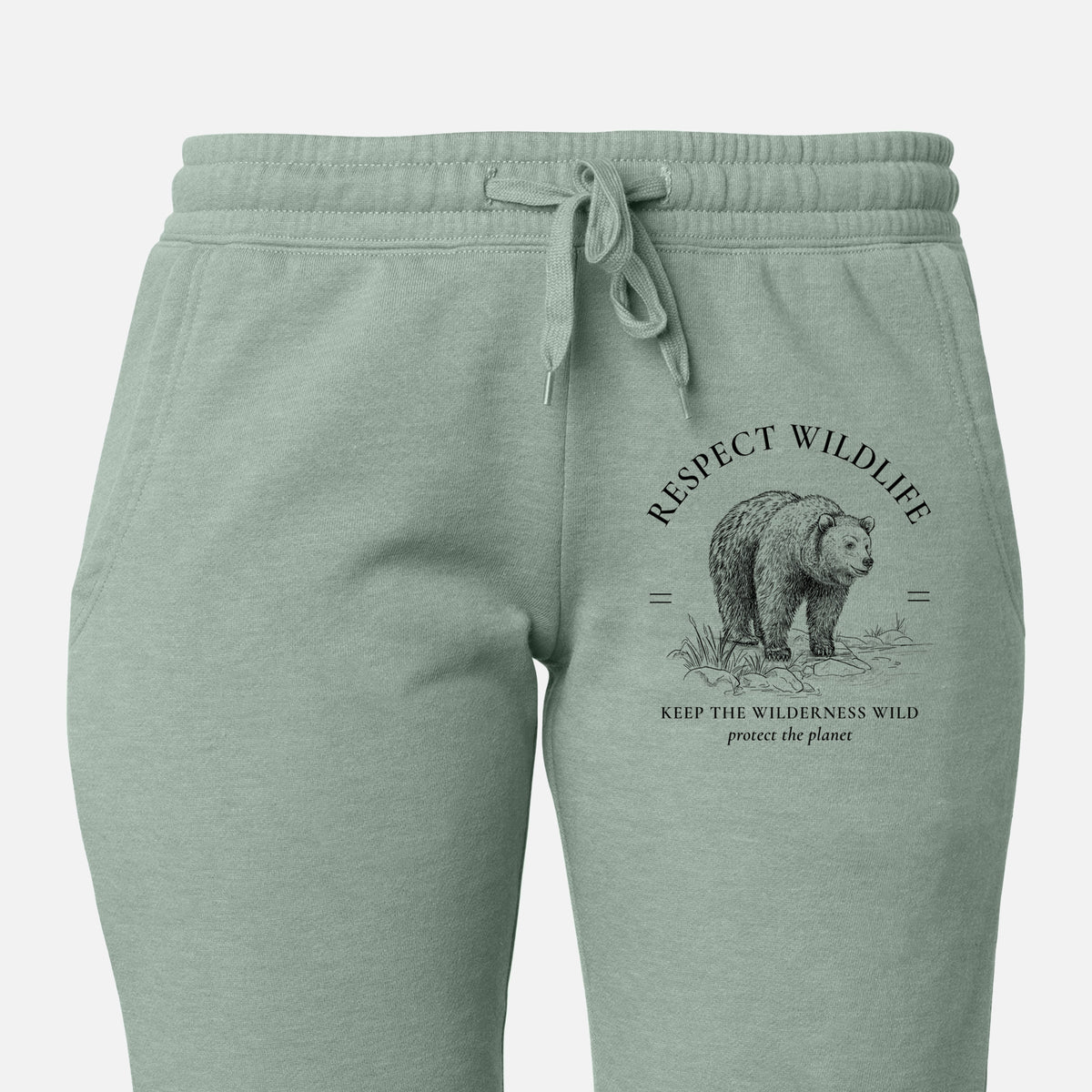 Respect Wildlife - Keep the Wilderness Wild - Women's Cali Wave Jogger Sweatpants