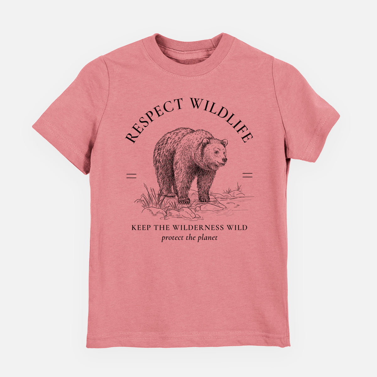 Respect Wildlife - Keep the Wilderness Wild - Toddler/Youth Shirt