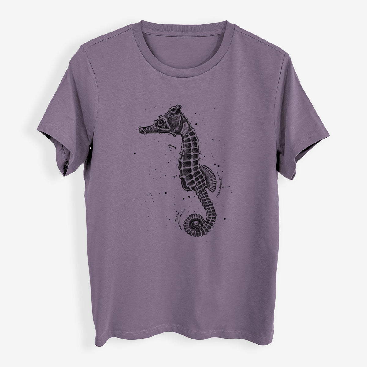 Hippocampus ingens - Pacific Seahorse - Womens Everyday Maple Tee