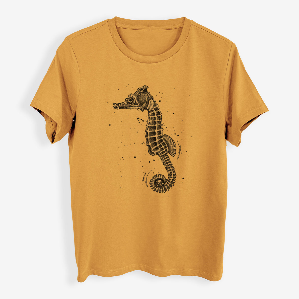 Hippocampus ingens - Pacific Seahorse - Womens Everyday Maple Tee