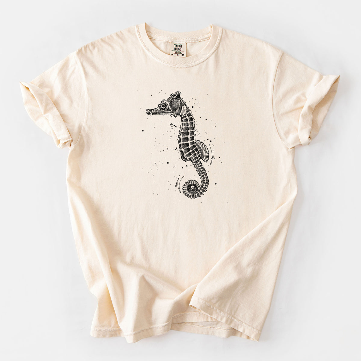 Hippocampus ingens - Pacific Seahorse - Unisex Comfort Colors Garment-Dyed Heavyweight T-shirt