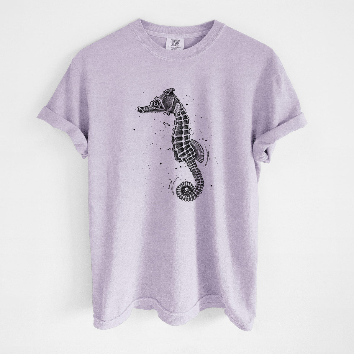Hippocampus ingens - Pacific Seahorse - Unisex Comfort Colors Garment-Dyed Heavyweight T-shirt