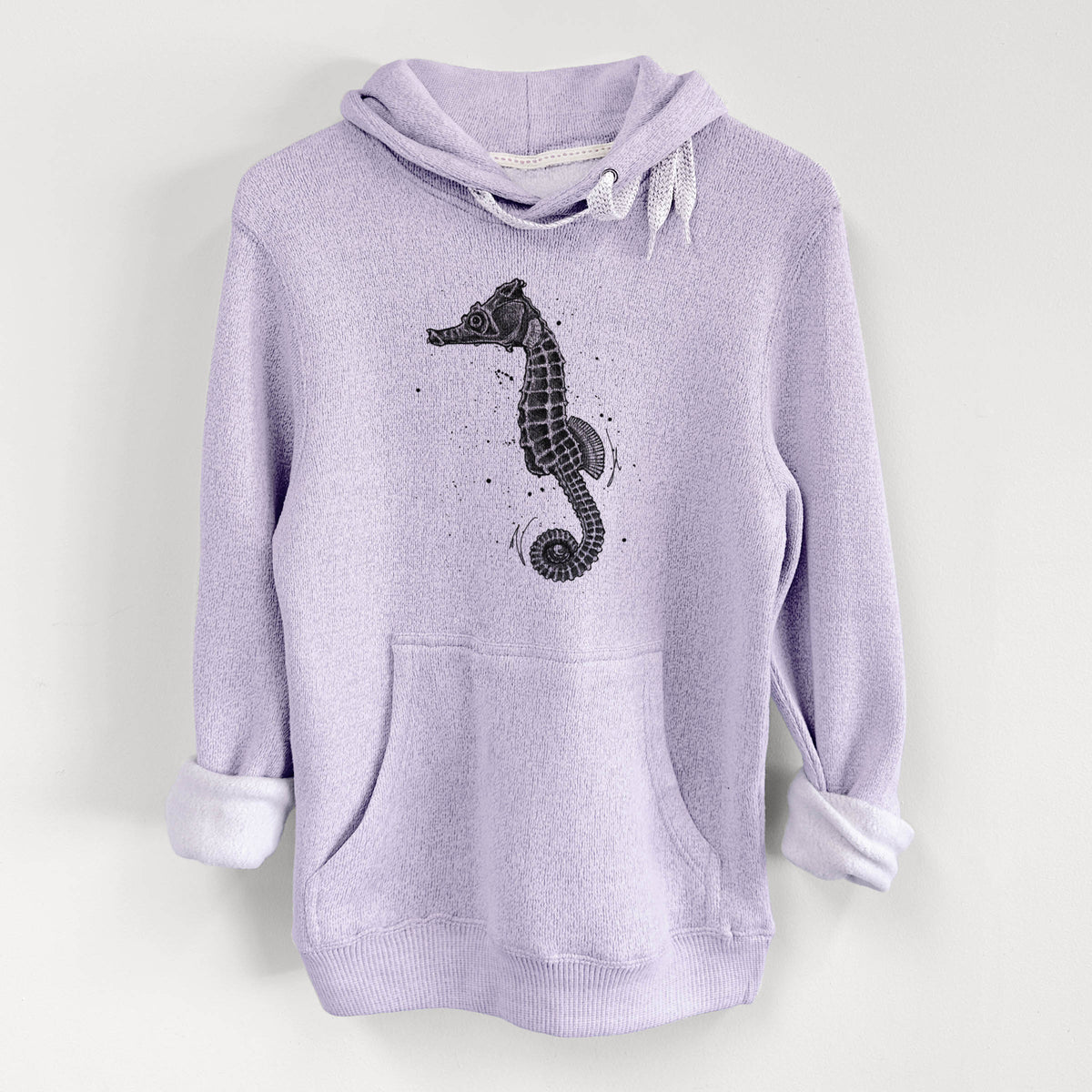 Hippocampus ingens - Pacific Seahorse - Knit Hoodie