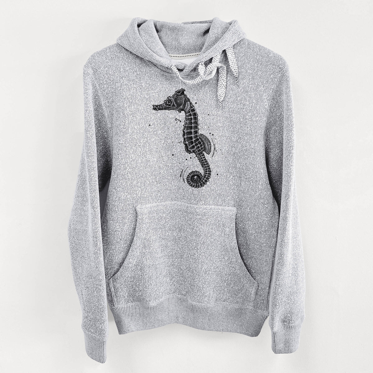 Hippocampus ingens - Pacific Seahorse - Knit Hoodie