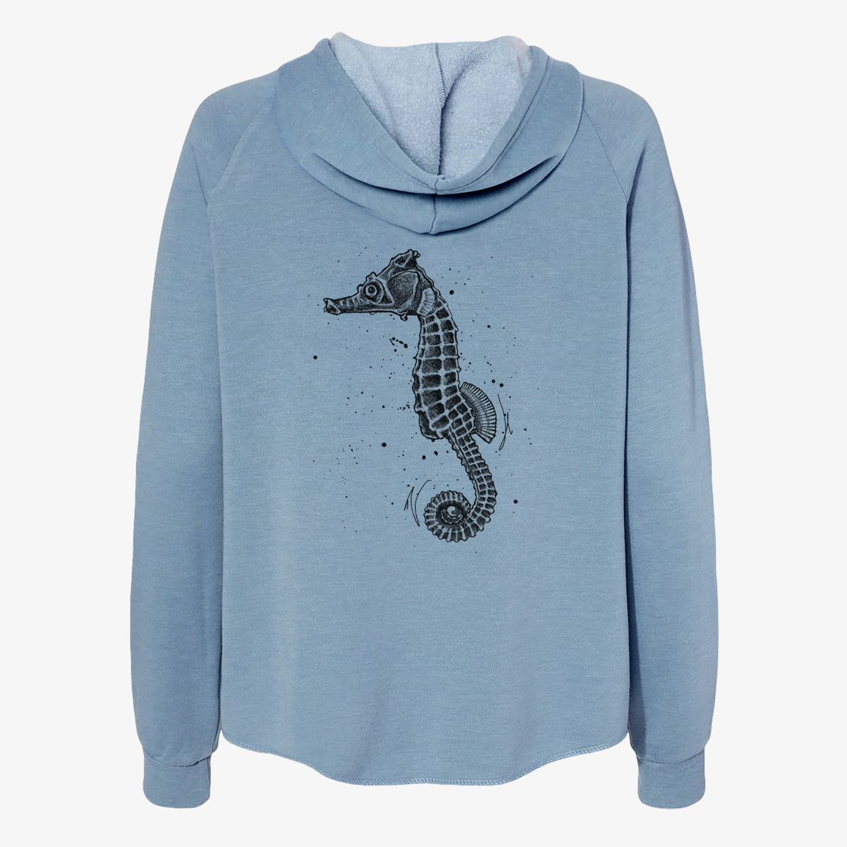 Hippocampus ingens - Pacific Seahorse - Women's Cali Wave Zip-Up Sweatshirt