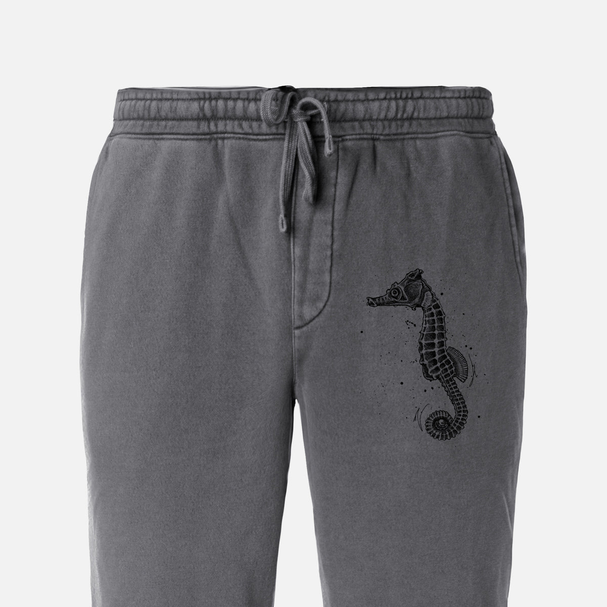 Hippocampus ingens - Pacific Seahorse - Unisex Pigment Dyed Sweatpants