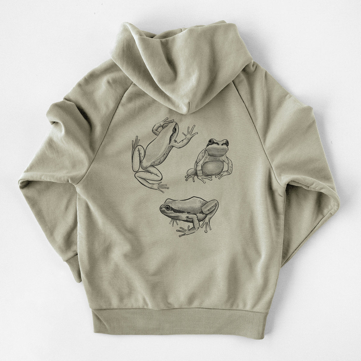 Pacific Tree Frogs - Pseudacris regilla - UltraLuxe Heavyweight French Terry Hoodie