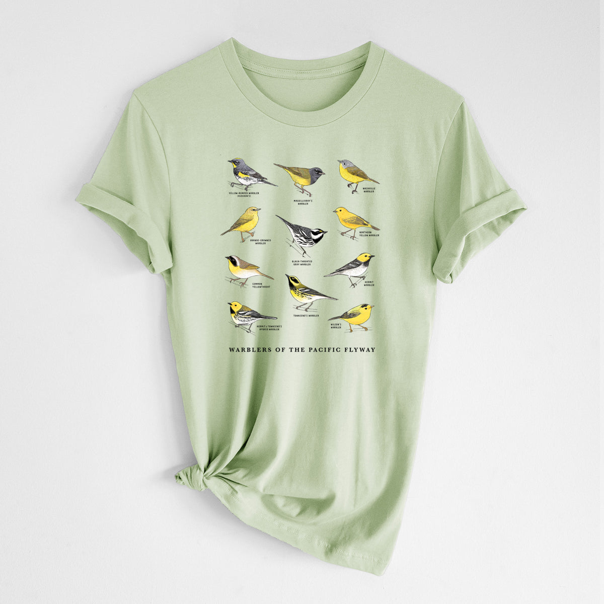 Warblers of the Pacific Flyway - Lightweight 100% Cotton Unisex Crewneck