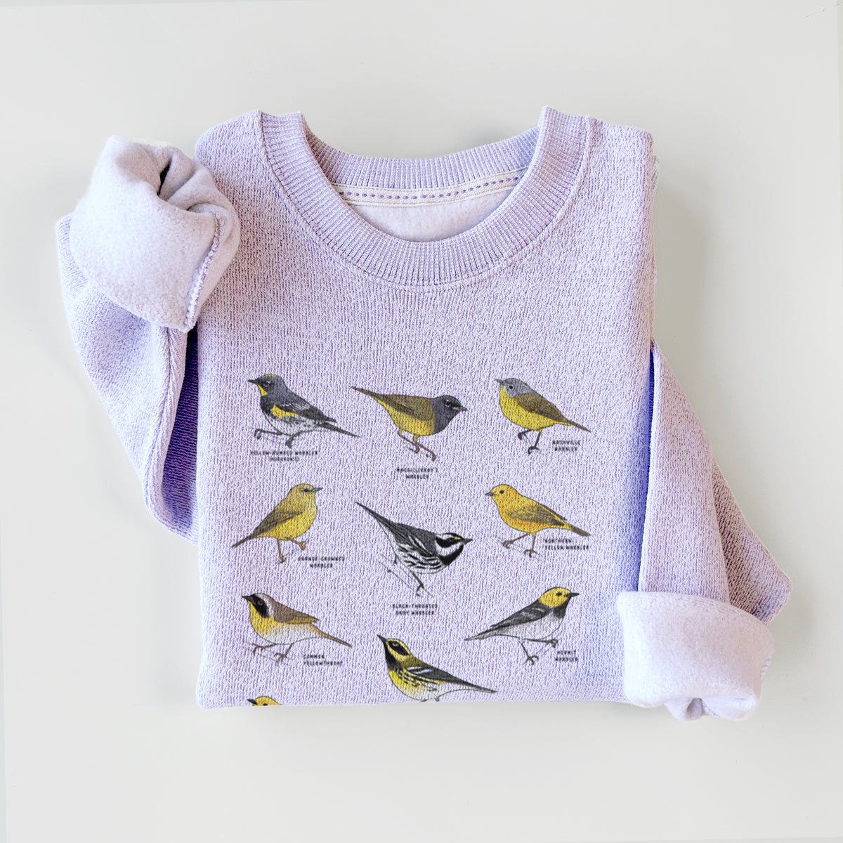 Warblers of the Pacific Flyway - Knit Sweatshirt