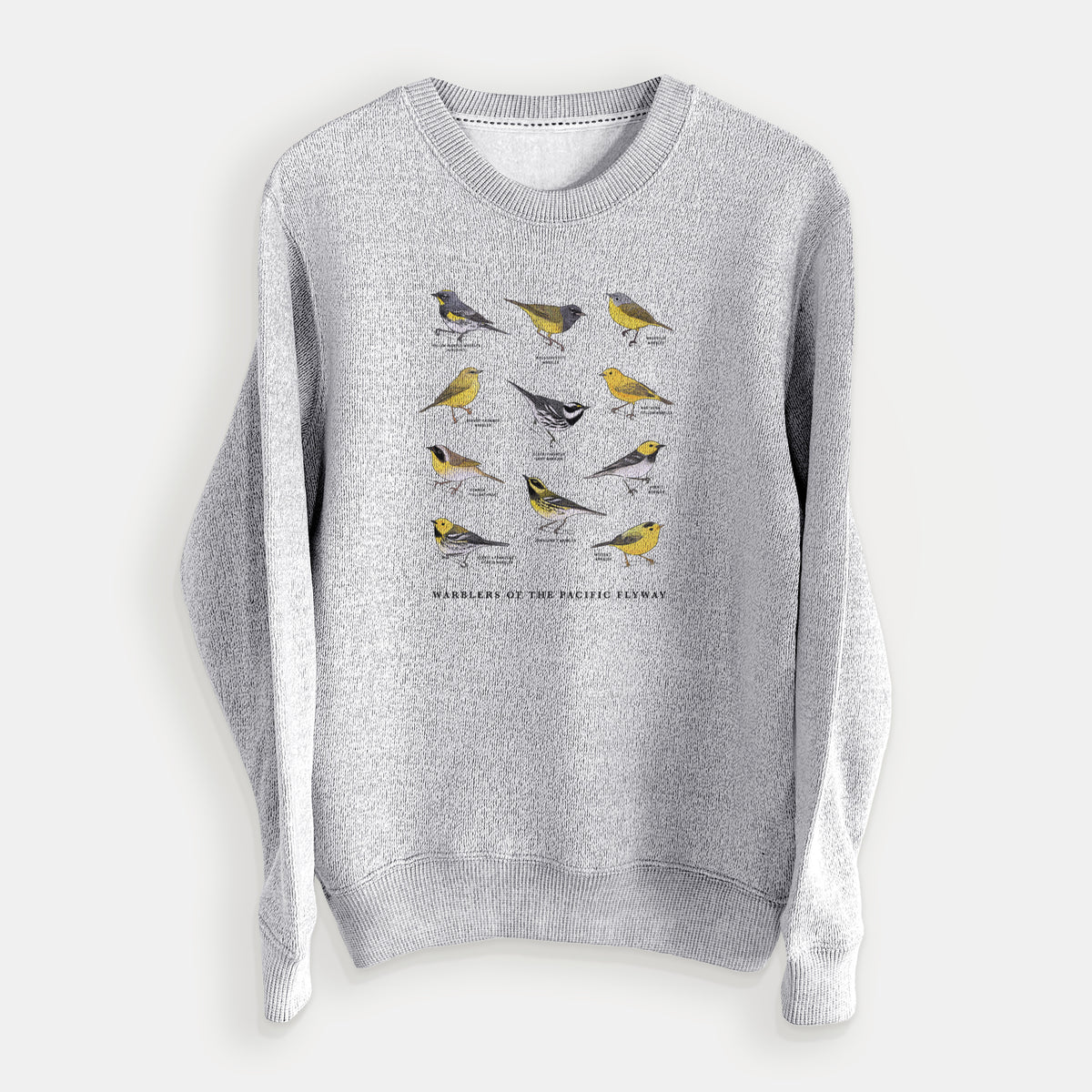 Warblers of the Pacific Flyway - Knit Sweatshirt