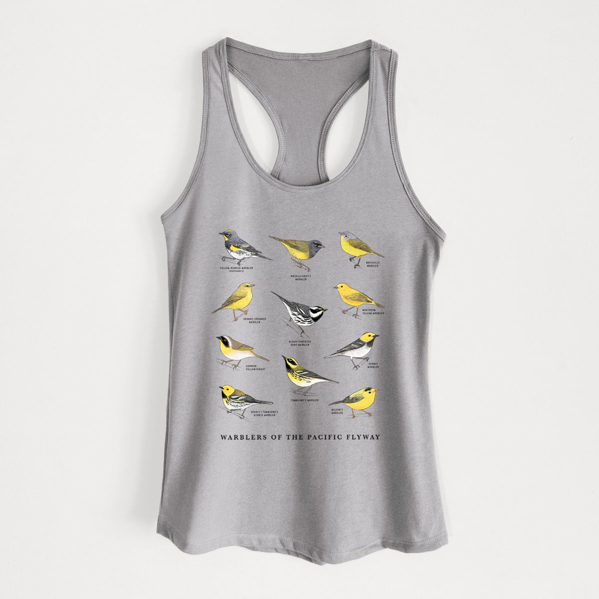 Warblers of the Pacific Flyway - Women's Racerback Tanktop