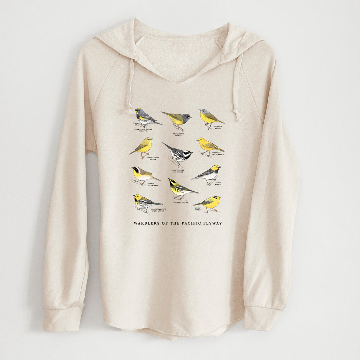 Warblers of the Pacific Flyway - Cali Wave Hooded Sweatshirt