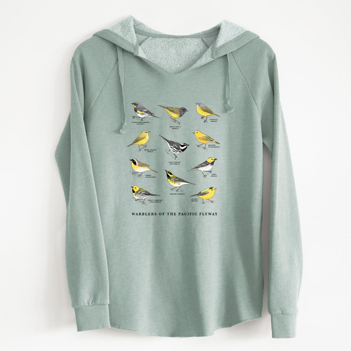 Warblers of the Pacific Flyway - Cali Wave Hooded Sweatshirt