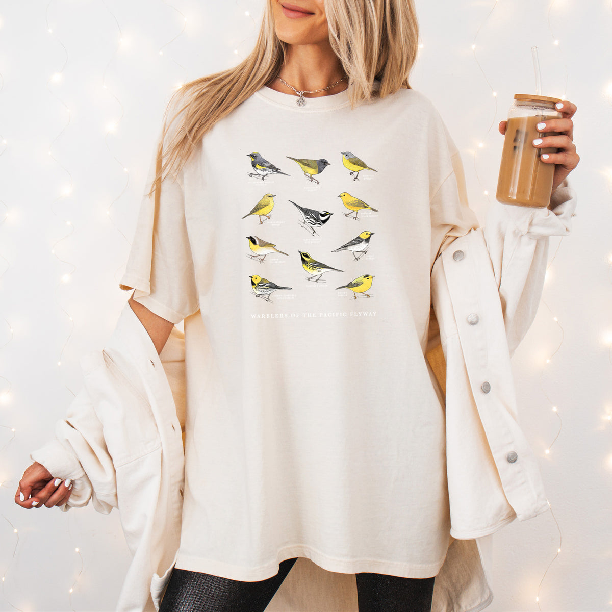 Warblers of the Pacific Flyway - Unisex Comfort Colors Garment-Dyed Heavyweight T-shirt